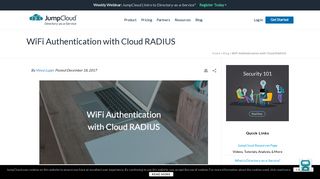 WiFi Authentication with Cloud RADIUS - JumpCloud
