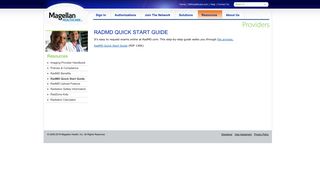 RADMD | RadMD Quick Start Guide