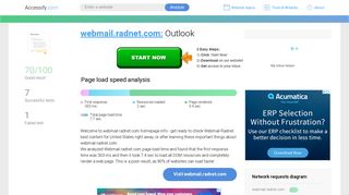 Access webmail.radnet.com. Outlook