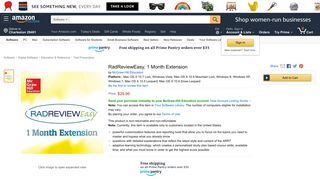 Amazon.com: RadReviewEasy, 1 Month Extension: Software