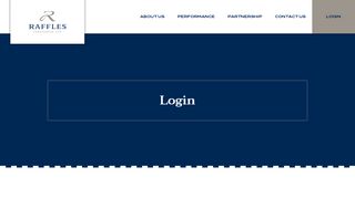 Login - Raffles Insurance