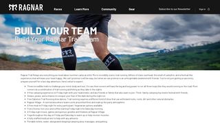 Build your Team page - Ragnar