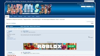 dual client - RateMyServer Ragnarok Community