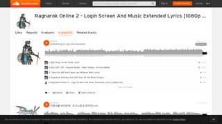Ragnarok Online 2 - Login Screen And Music Extended Lyrics [1080p ...
