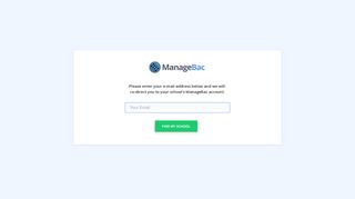 Login - ManageBac