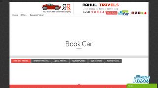 Book Car - Rahul Travels
