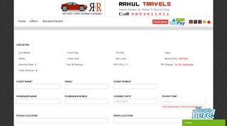 Rahul Travels-One Way Taxi Service - Airport Drop, Airport Pick Up ...