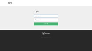 Login - Mono Solutions