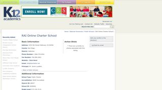 RAI Online Charter School | K12 Academics