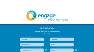 Registration - Engage Trade Partners