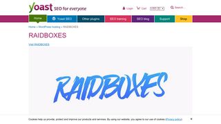 RAIDBOXES WordPress hosting, vetted by Yoast