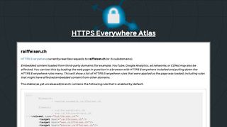 raiffeisen.ch - HTTPS Everywhere Atlas