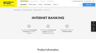 Internet banking | raiffeisenbank