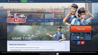 Game tour - Free browser-based online strategy game - Rail Nation