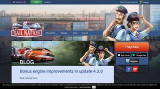 Bonus engine improvements in update 4.3.0 - Free ... - Rail Nation