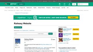 Raileasy Website - London Forum - TripAdvisor