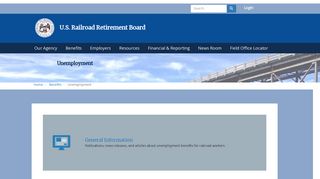 Unemployment | RRB.Gov - Railroad Retirement Board