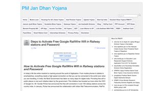 Steps to Activate Free Google RailWire Wifi in Railway stations and ...