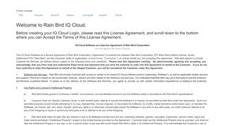 EnglishLicense - IQ Cloud Registration - Rain Bird IQ-Cloud