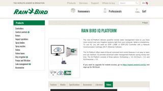 RAIN BIRD IQ PLATFORM | Rain Bird