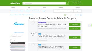 Rainbow Coupons, Promo Codes & Deals 2019 - Groupon
