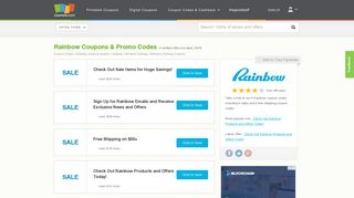 Rainbow Coupons, Promo Codes February, 2019 - Coupons.com