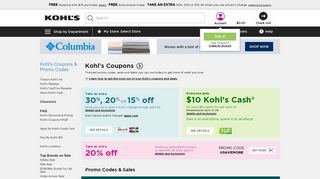 Kohl's Coupons: Promo Codes & Coupon Codes | Kohl's