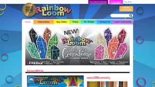 Rainbow Loom, an educational rubber band craft for children