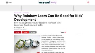 Why Rainbow Loom Can Be Good for Kids' Development