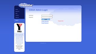 CIASA Admin Login - Admin Login | RainedOut