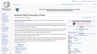 Rainford High Technology College - Wikipedia