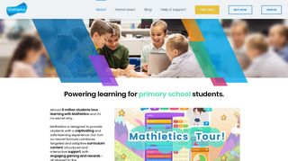 Mathletics for primary maths students