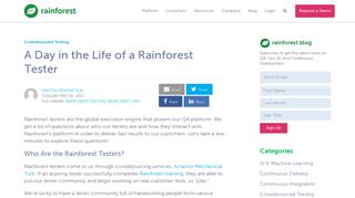 A Day in the Life of a Rainforest Tester - Rainforest QA