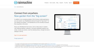 My RainMachine web application