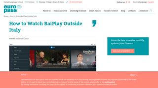 How to Watch RaiPlay Outside Italy — Europass