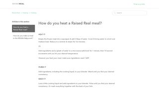 How do you heat a Raised Real meal? – Raised Real