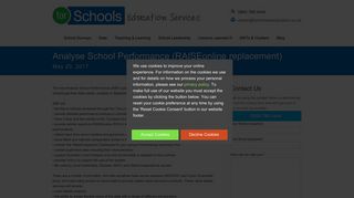 Analyse School Performance (RAISEonline replacement) - For ...