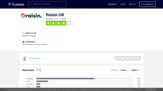 Raisin UK Reviews | Read Customer Service Reviews of raisin.co.uk