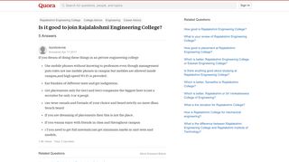 Is it good to join Rajalakshmi Engineering College? - Quora