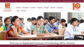 Home | Rajalakshmi Institute of Technology (RIT), Chennai