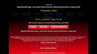 RajaPoker88 Situs Agen Judi Poker Bandar Domino QQ Online ...
