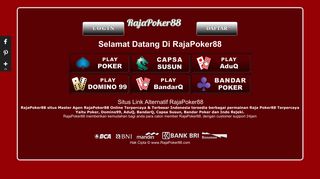 Daftar RajaPoker88 Link Alternatif Raja Poker88 Terpercaya