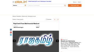 RajaTamil Free Matrimonial Madurai - Matrimonial Agent In Madurai ...