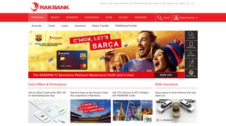 RAKBANK In Dubai and UAE-Online Banking, Loans, Insurance