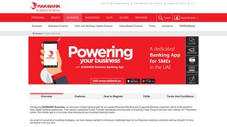 Online Banking for Business Banking Customers - RAKBANK