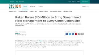Raken Raises $10 Million to Bring Streamlined Field Management to ...