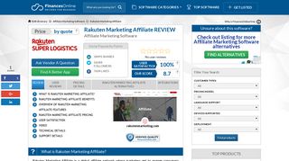 Rakuten Marketing Affiliate Reviews: Overview, Pricing and Features