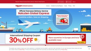 [Rakuten Global Express] Rakuten's Official Overseas Delivery ...