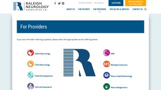 For Providers – Raleigh Neurology Associates