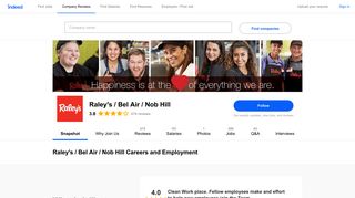 Raley's / Bel Air / Nob Hill Careers and Employment | Indeed.com